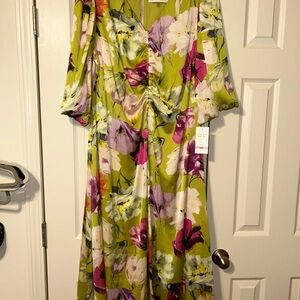Taylor Floral 3/4 Sleeve Dress 22w
